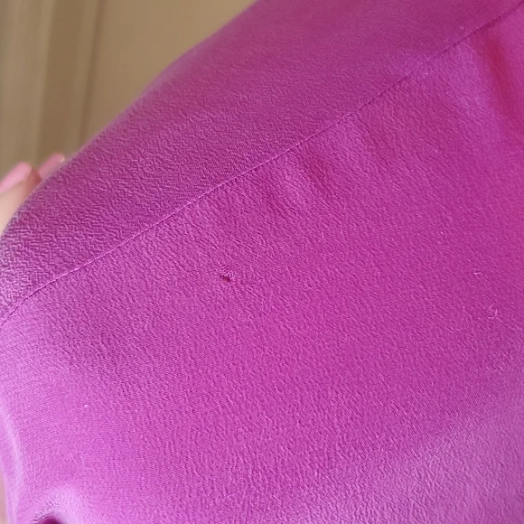 🎉HP🎉 Anthropologie Maeve 💘NWT💘 Medium Magenta 100% Silk Top!💘💜💘💜💘💜 - Picture 7 of 12